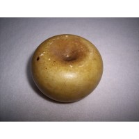 Vintage Stone Alabaster Fruit Yellow Apple Handmade Italy   332761268820